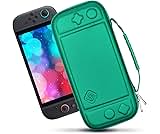 sisma Switch2 Aufbewahrung Tasche Kompatibel mit Nintendo Switch 2 Konsole, Robuste Aufbewahrungstasche Etui Hardcase Schutz Hülle für Unterwegs, Grüne Tragetasche